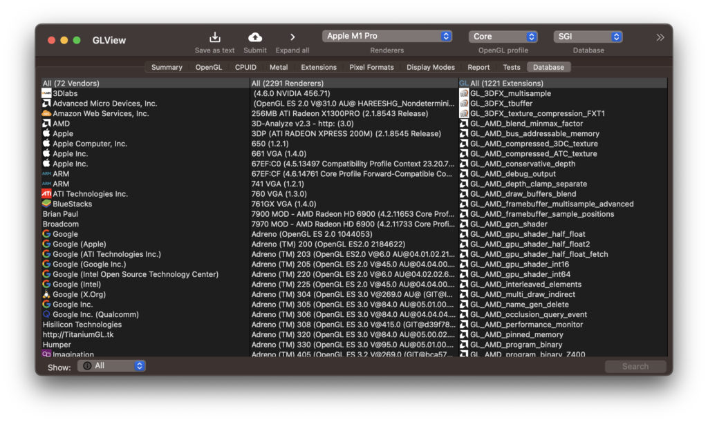 GLView: Advanced OpenGL And Vulkan Diagnostics - RealTech VR